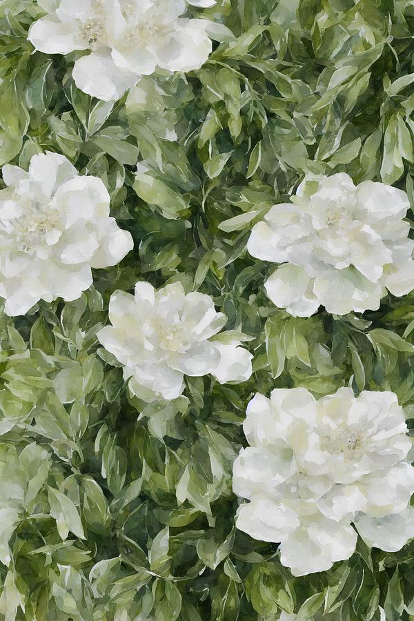 Sage Green Flowers Nature Print 13 Digital Art by David Anthony - Fine ...