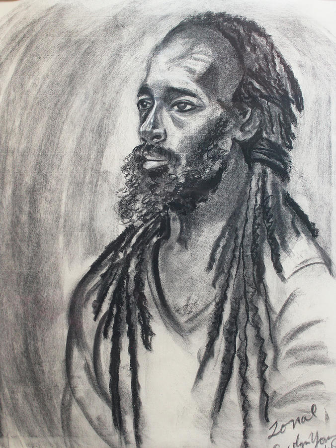 Sage, Musician, Artist and Athlete Painting by Asha Carolyn Young