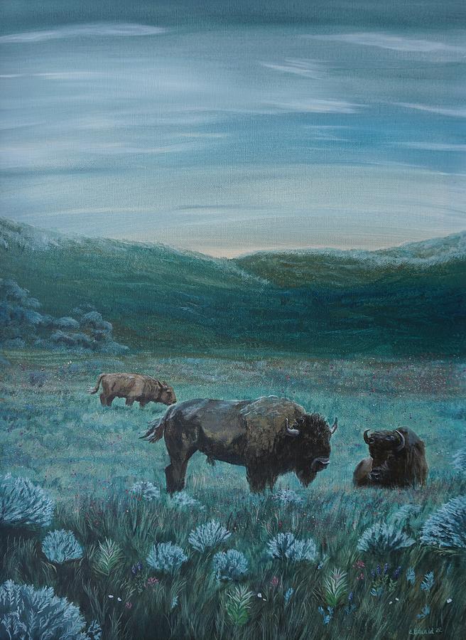 Sagebrush Valley Painting by Elissa Ewald
