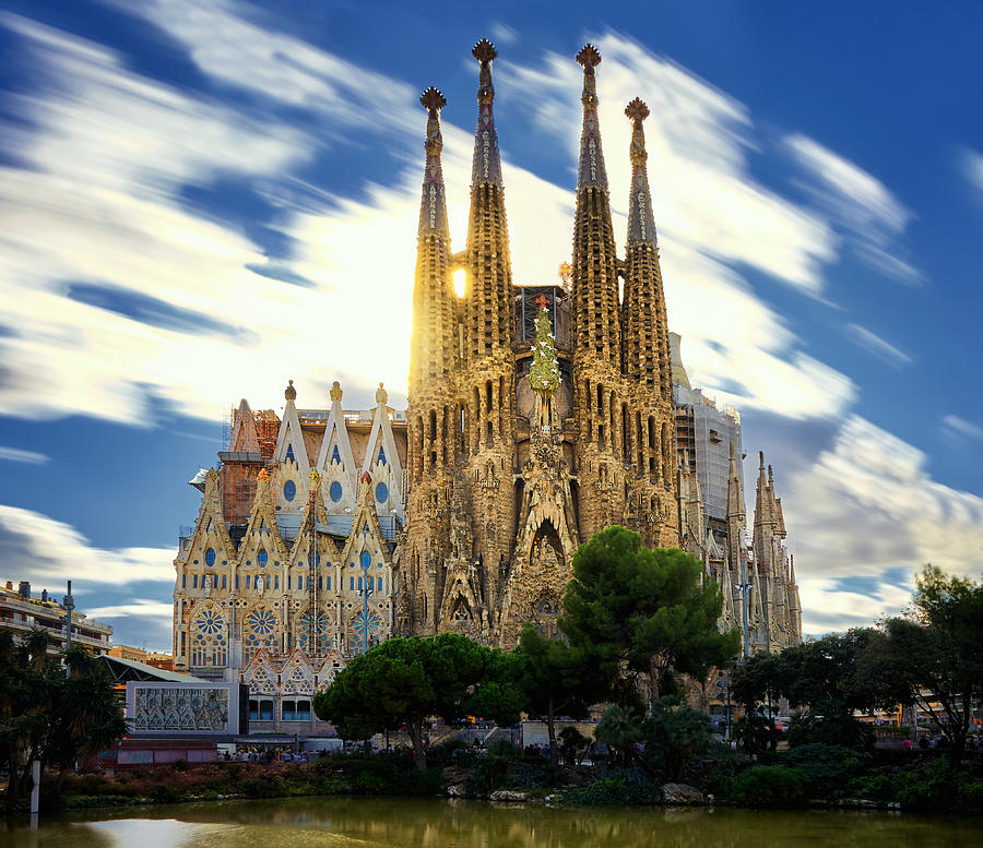 Sagrada Familia church cathedral in Barcelona, Spain Photograph by Luis ...