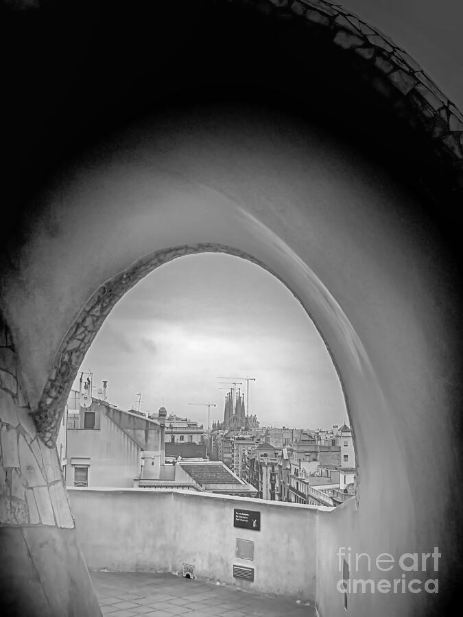 Sagrada Familia from the Roof of La Pedrera Photograph by Stefano Senise Sagrada Familia from the Roof of La Pedrera Photograph by Stefano Senise