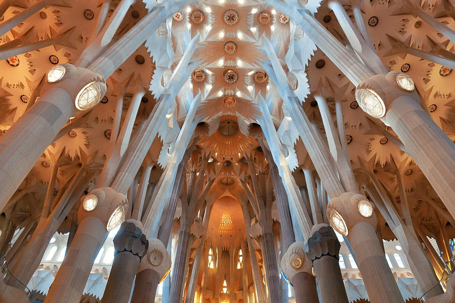 Sagrada Familia interior Photograph by Songquan Deng