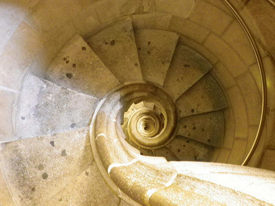 Sagrada Familia stairs Photograph by Lisa Mutch