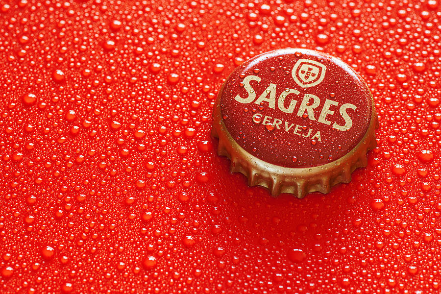 Sagres Beer Bottle Cap Photograph by TheCrimsonMonkey