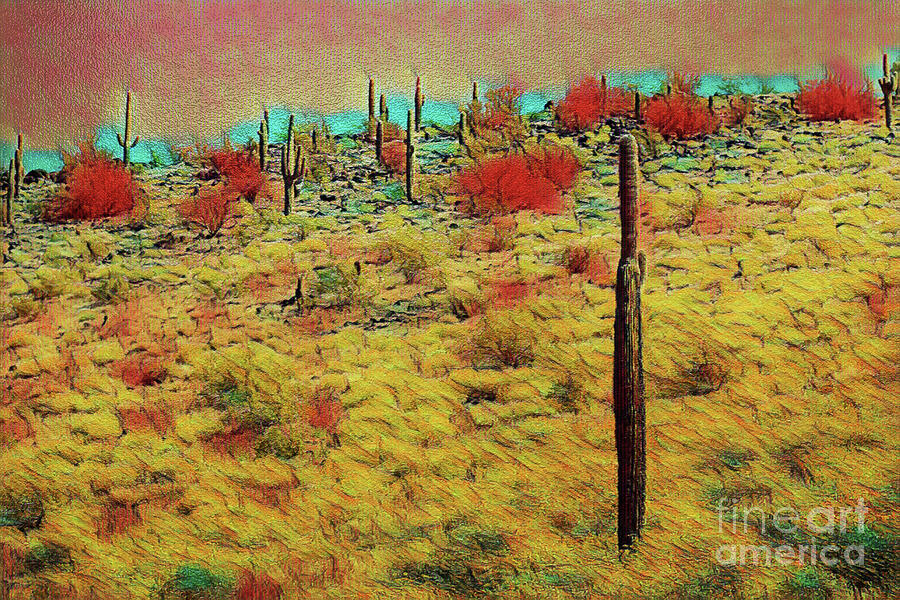 Saguaro 2906 Digital Art by David Ragland
