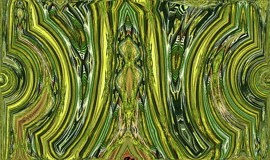 Saguaro Cacti Abstract 2431ps2ad Digital Art by Tom Janca