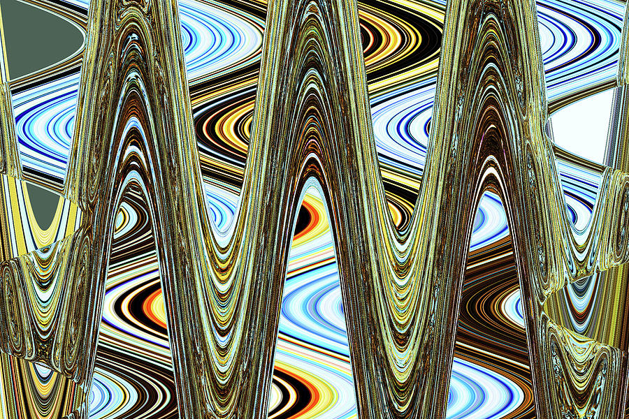 Saguaro Cactus Abstract #1747ps3a Digital Art by Tom Janca