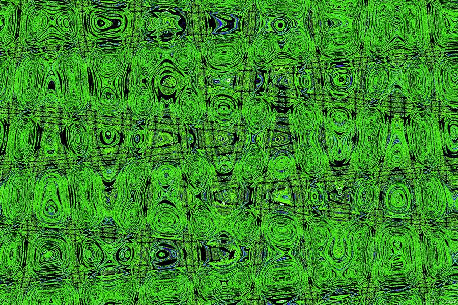 Saguaro Forest Abstract 2505ps3dabc Digital Art by Tom Janca