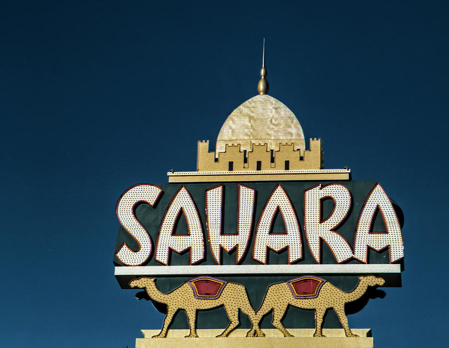 Sahara Hotel 35 mm Film 2005 Photograph by Matthew Bamberg