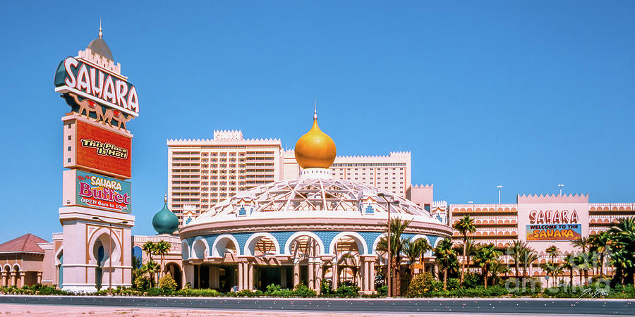 Sahara Hotel and Casino Las Vegas 1999 2 to 1 Ratio Photograph by Aloha Art