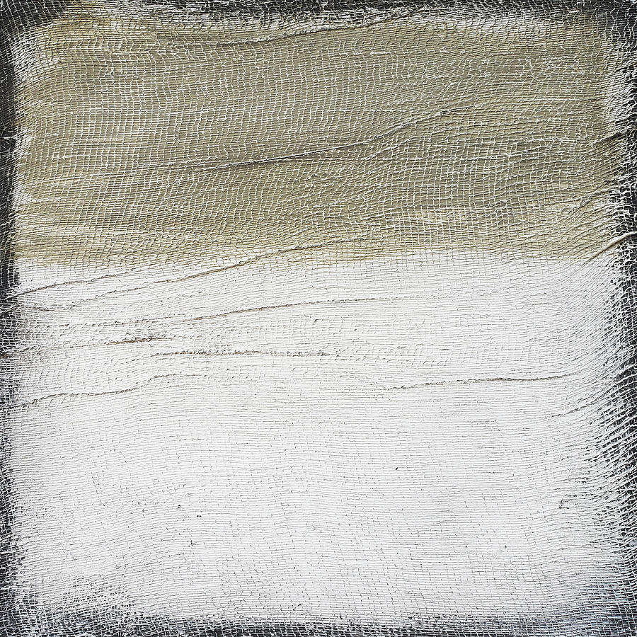 SAHARA Minimalist Textured Abstract Painting by Lynnie Lang