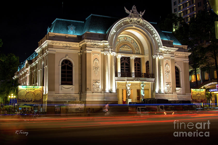 Saigons Opera House Photograph by Rene Triay FineArt Photos