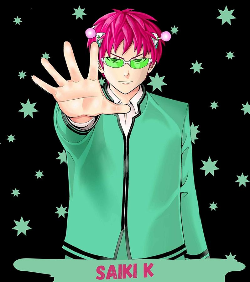 saiki kusuo Poster Digital Art by Justin Davis