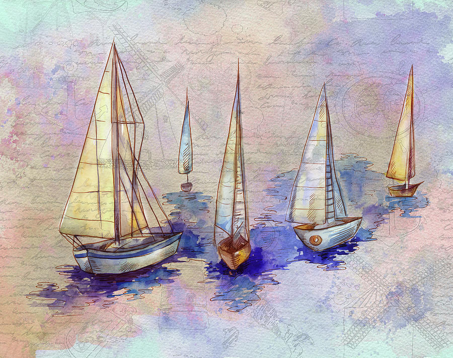           Sail Away                                              Sail Away Digital Art by Melinda Dreyer
