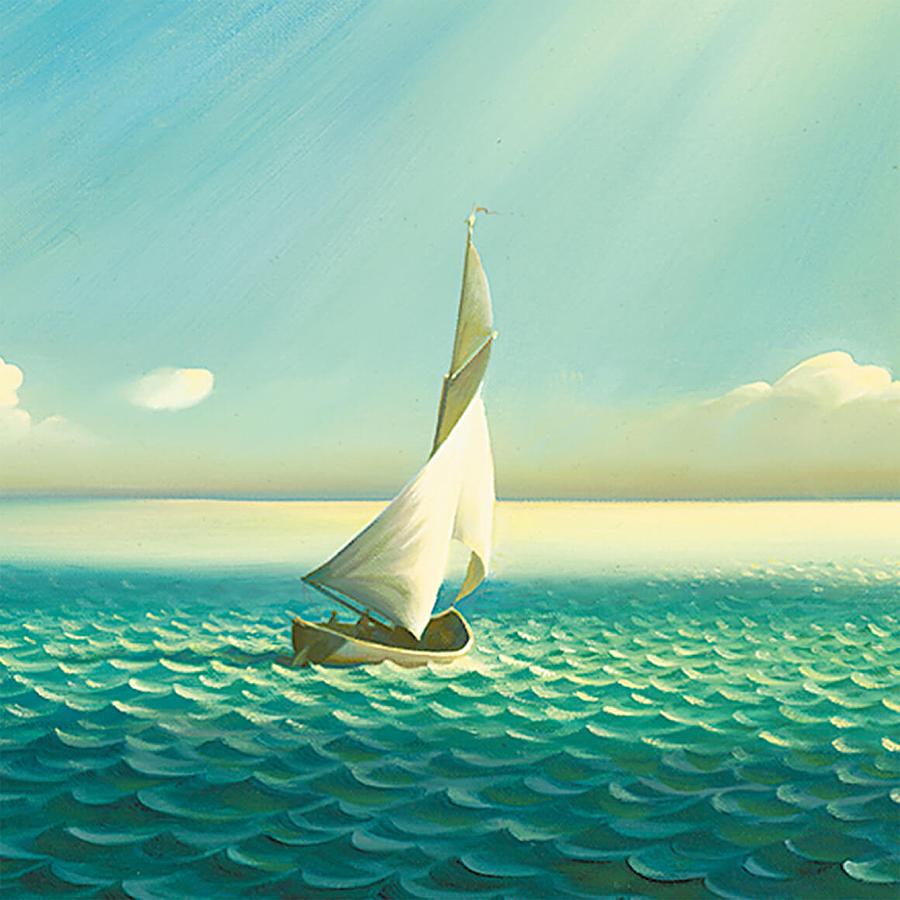 after Salvador Dali Sail Away Painting by after Salvador Dali