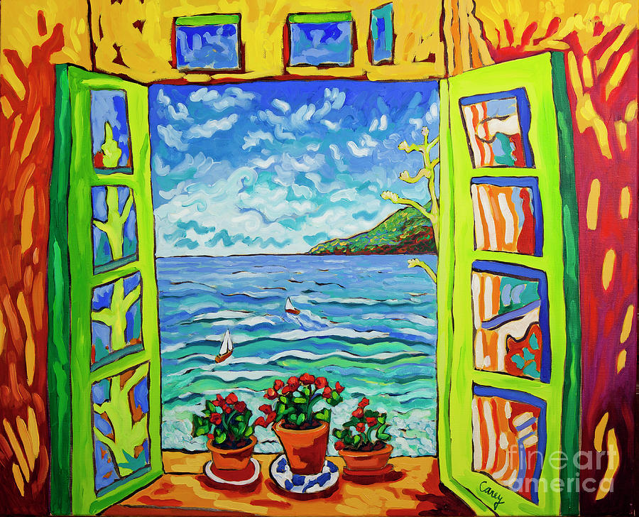 Sail Away Painting by Cathy Carey