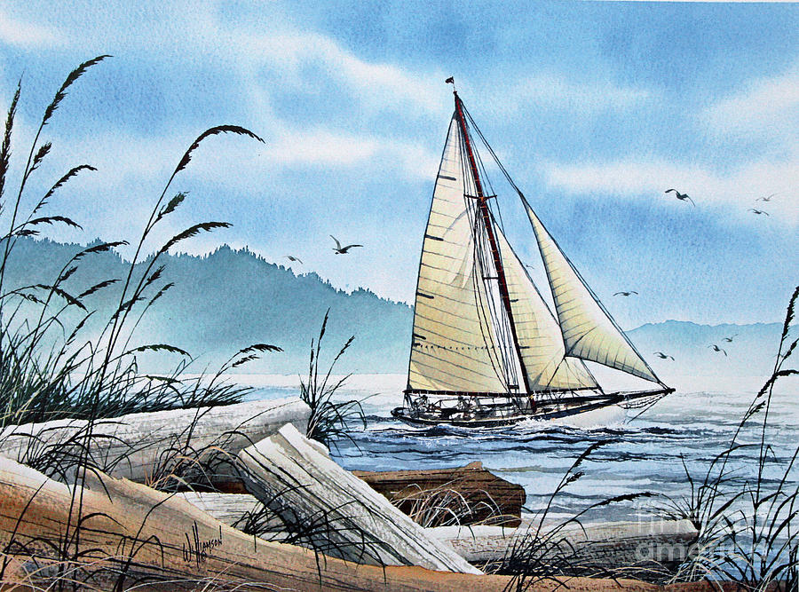 Sail Away Painting by James Williamson