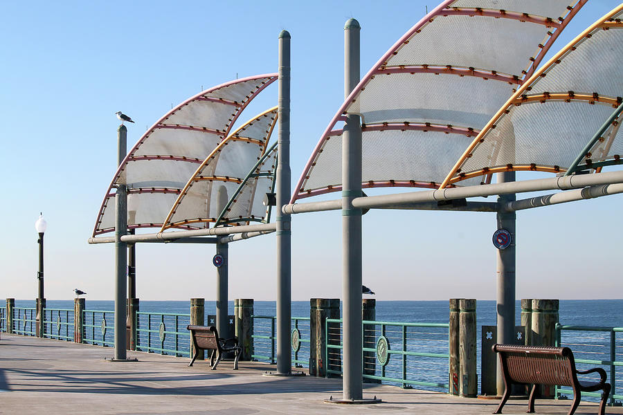 Sail Away Redondo Pier Photograph by Art Block Collections Fine Art