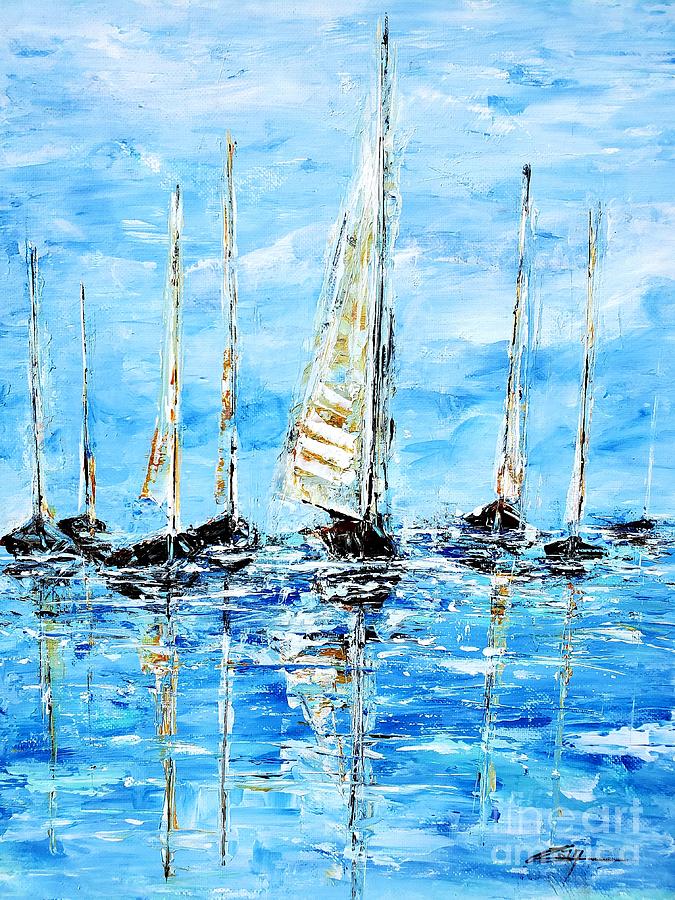 Sail Away Painting by Zan Savage