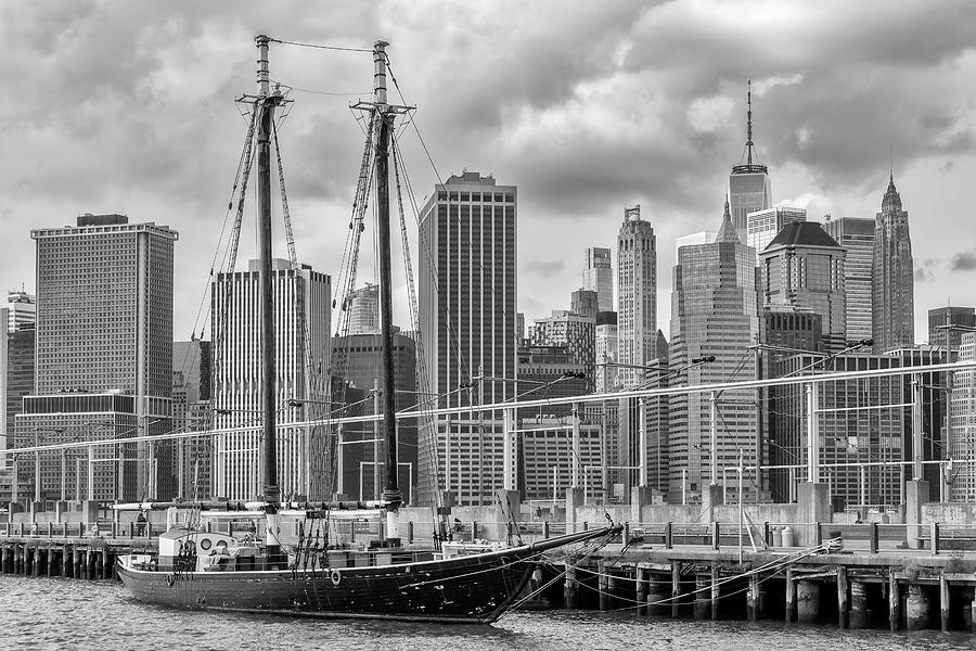 Sail Boat at Brooklyn Bridge Park Photograph by Cate Franklyn