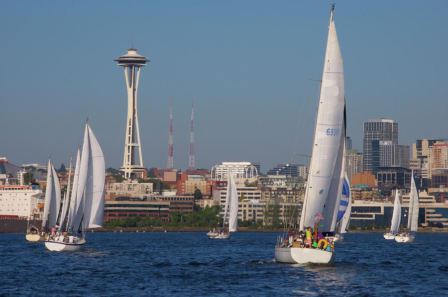 Sail Seattle Photograph by Sean Hannon