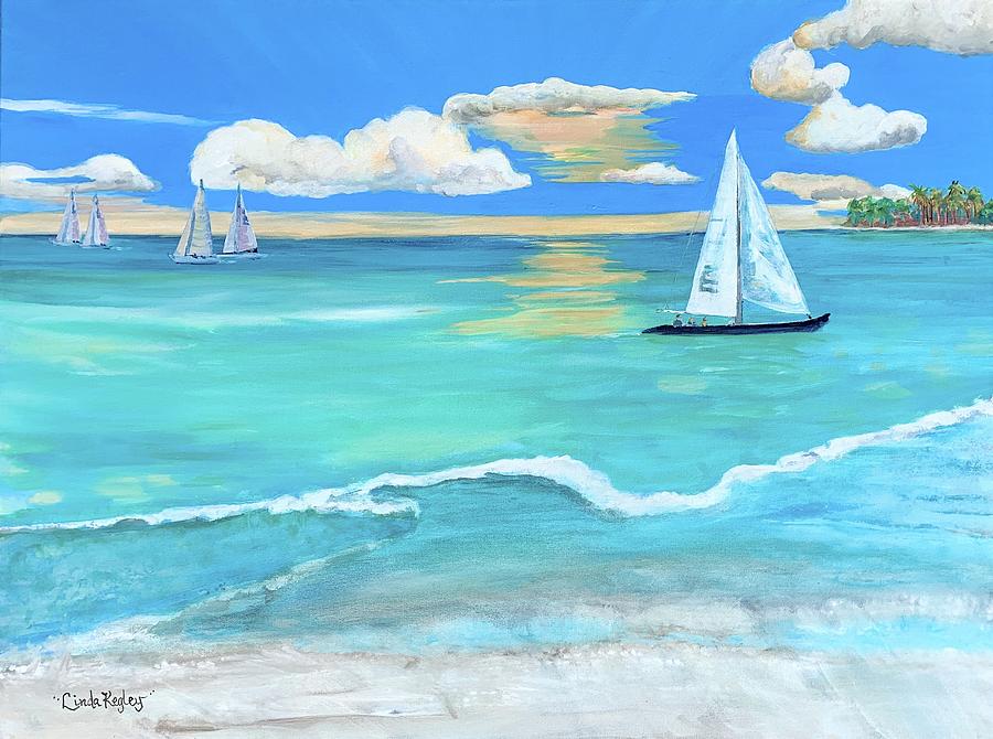 Sail Your Own Course Painting by Linda Kegley