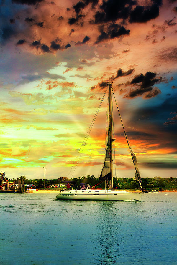 Sailboat 7358 by Carlos Diaz Sailboat 7358 by Carlos Diaz