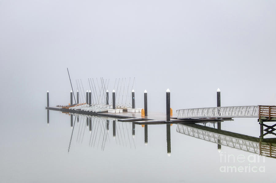 Sailboat Dock Reflections - 1 Photograph