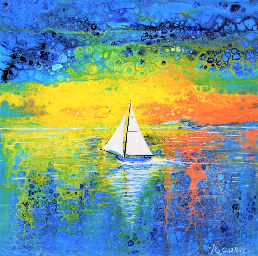 Sailboat  Painting by Tanya Harr