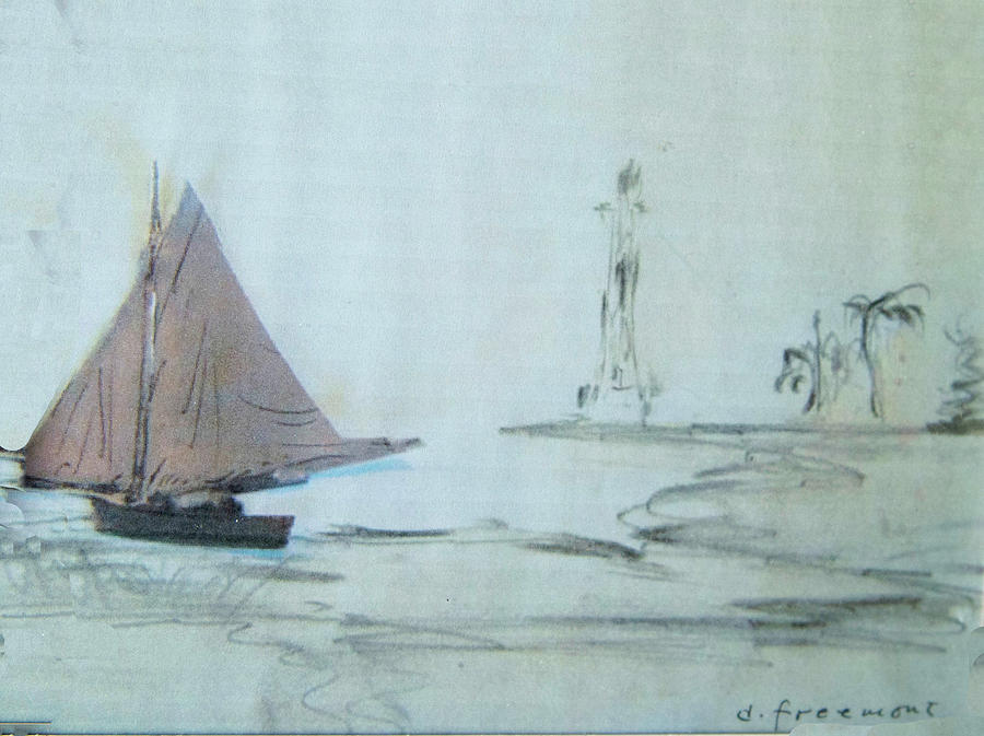 Sailing Away Painting by David McCready
