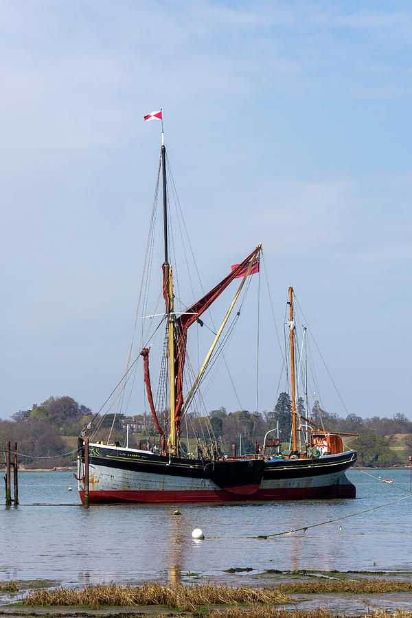 Sailing barge Cambria Photograph by Steev Stamford