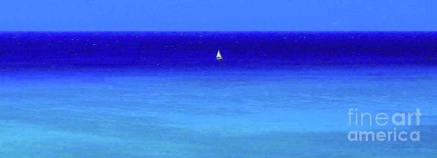Boat Photograph - Sailing Blue Hawaiian Waters by D Davila