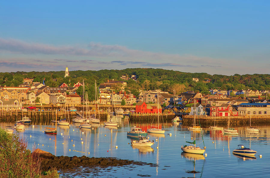Sailing Boats at Rockport on Cape Ann  Photograph by Juergen Roth