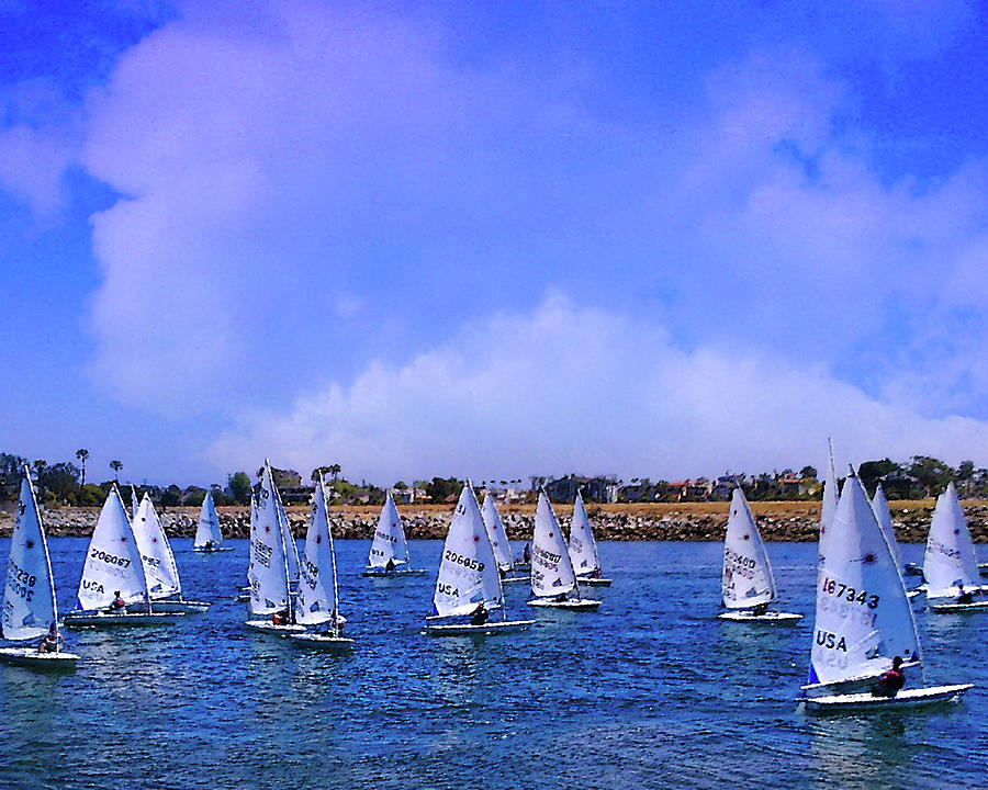 Sailing Class Photograph by Timothy Bulone