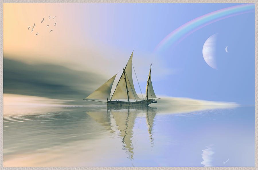 Sailing Digital Art by Harald Dastis