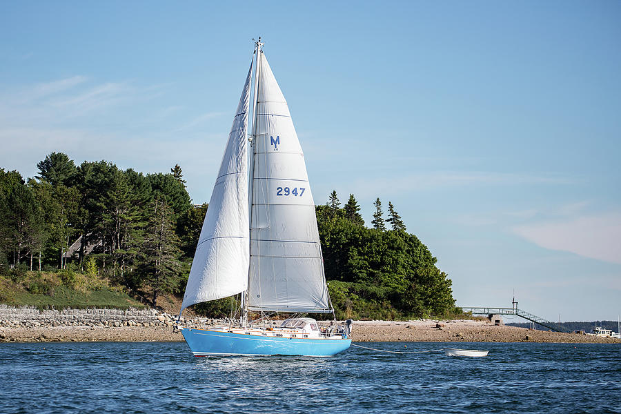 Sailing in Maine Photograph by Denise Kopko