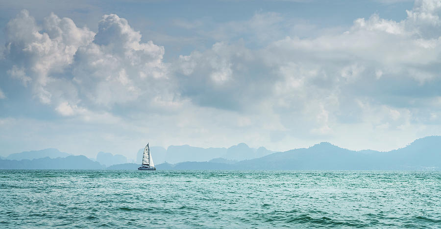 Sailing in the Andaman Sea Photograph by Alexey Stiop