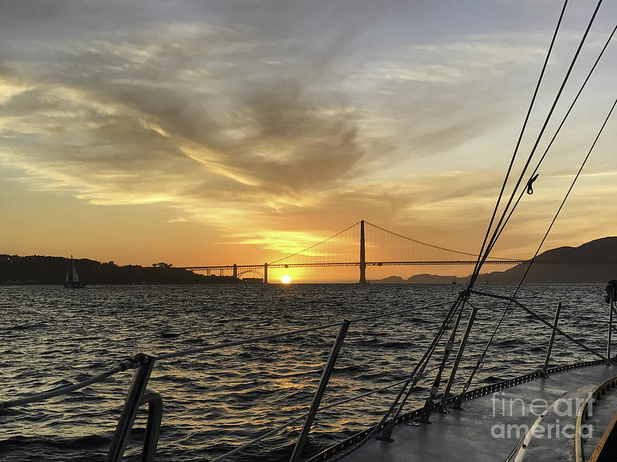 Sailing into the Sunset Photograph by Manuelas Camera Obscura