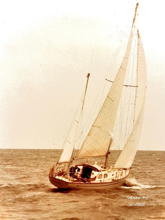 Sailing Photograph by John Anderson