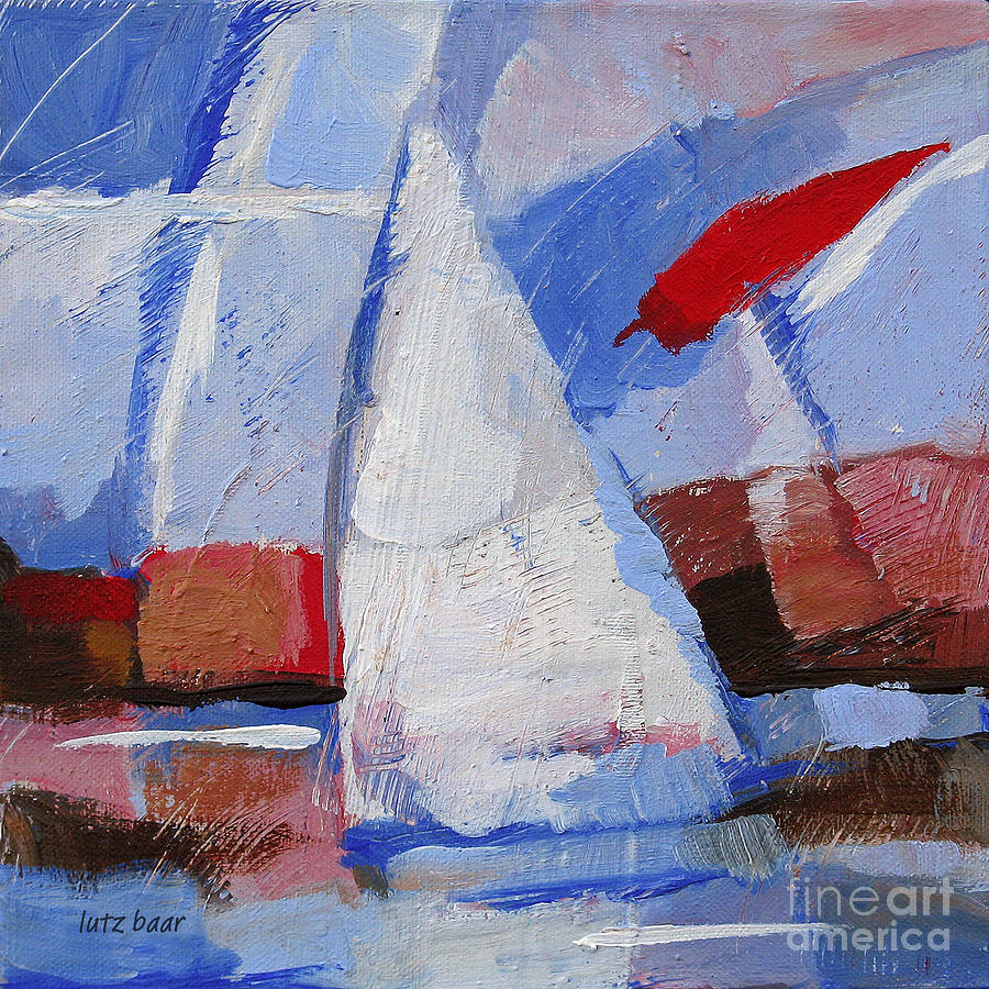 Sailing Painting by Lutz Baar