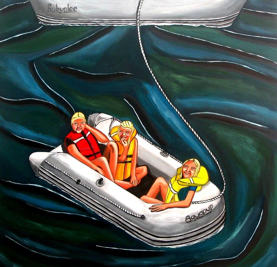 Sailing Painting by Sandra Marie Adams