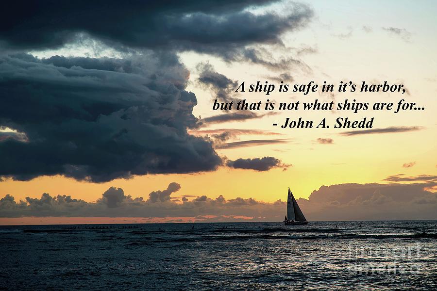 Sunset Photograph - Sailing Ship by Jon Burch Photography