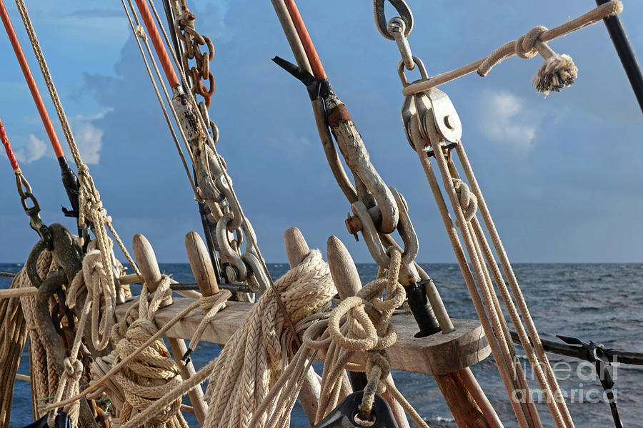 Sailing Ships Rigging Photograph by Arterra Picture Library