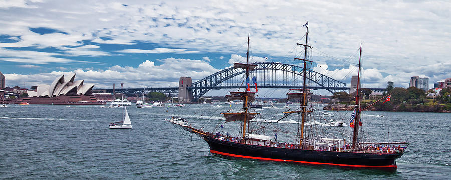New South Wales Photograph - Sailing Sydney Harbour by Az Jackson