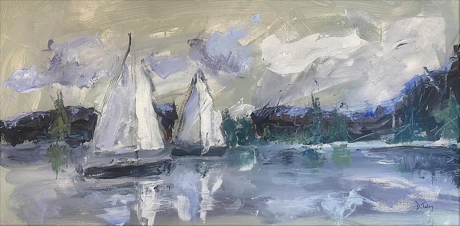 Sailing Takes Me Away Painting by Donna Tuten