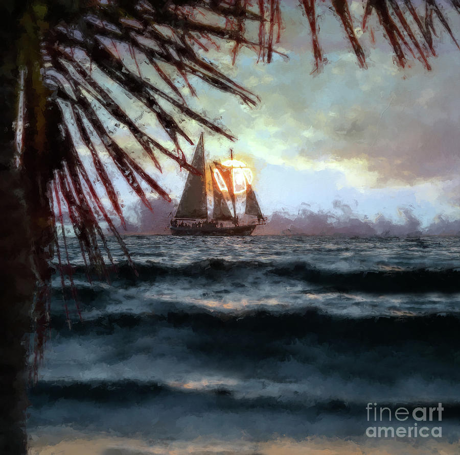 Sailing the Islands Painting by Jon Neidert