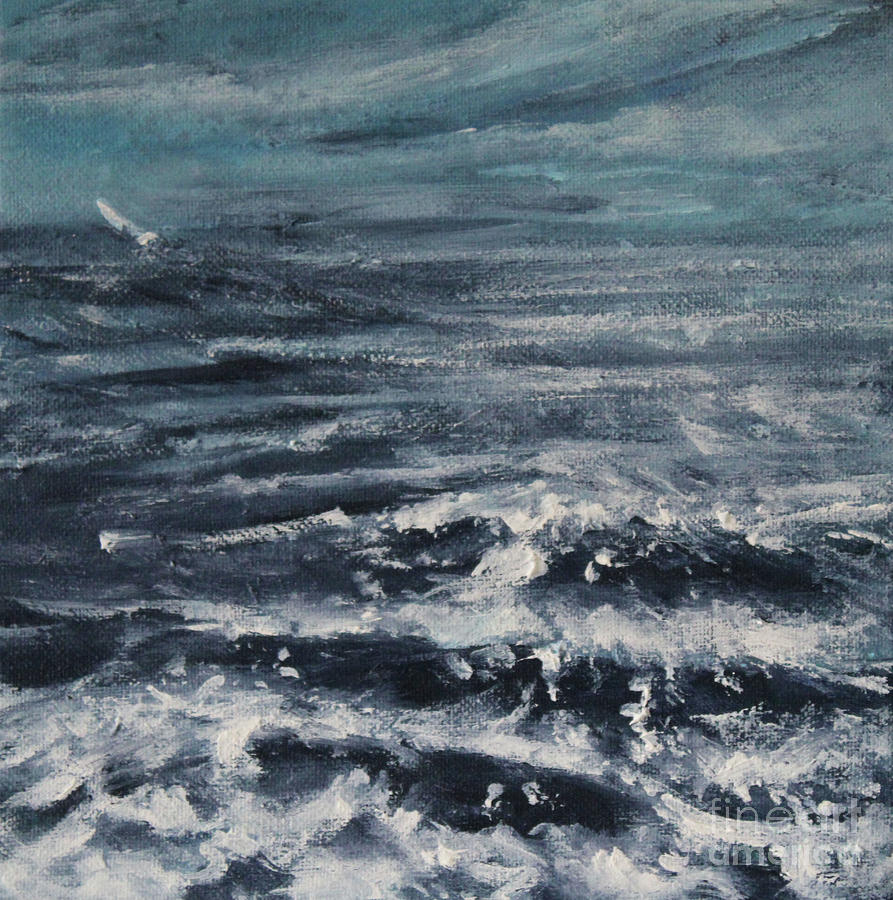 Sailing The Storm Painting by Jane See