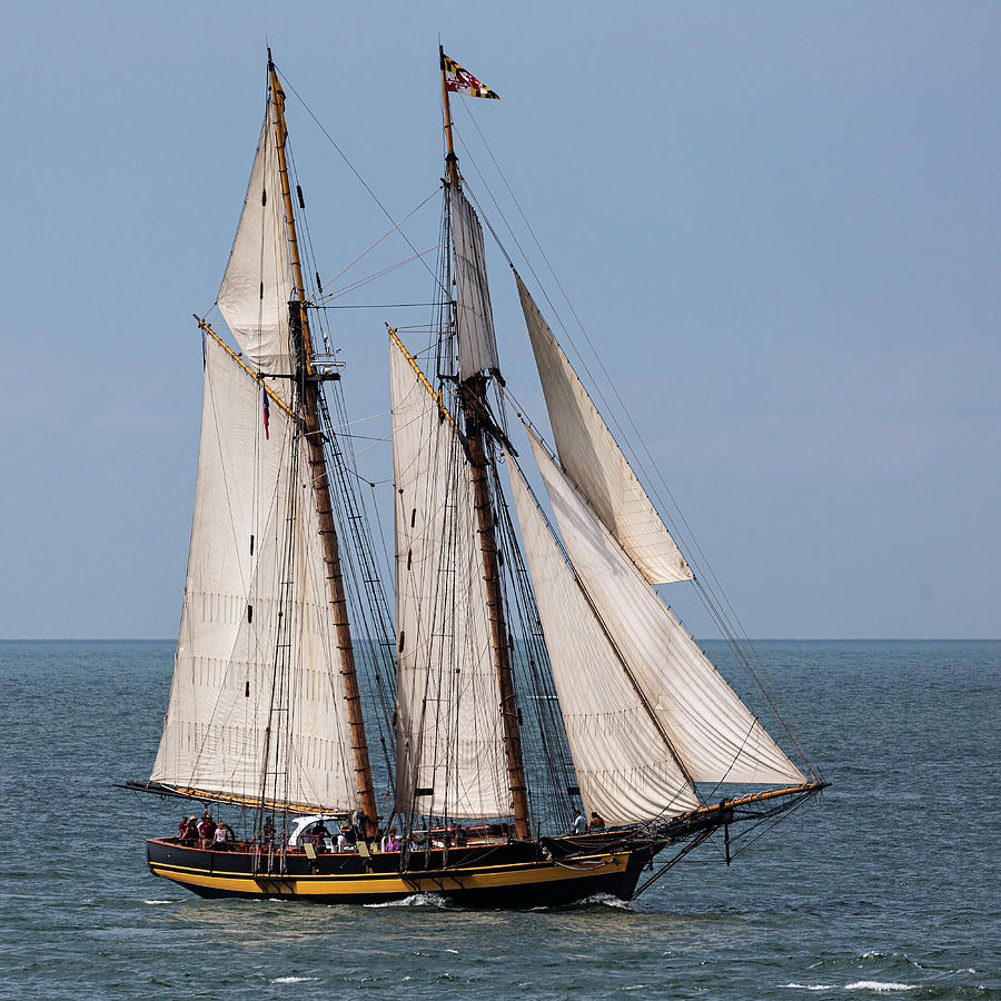 Sailing The Tall Ship Photograph by Dale Kincaid