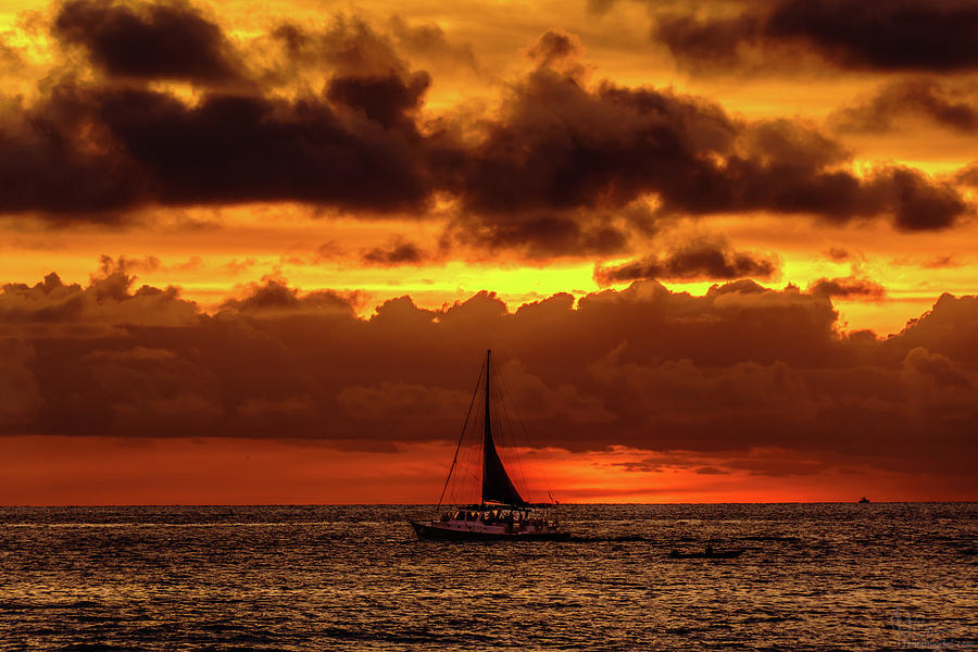Sailing Through The Warmth Photograph by John Bauer