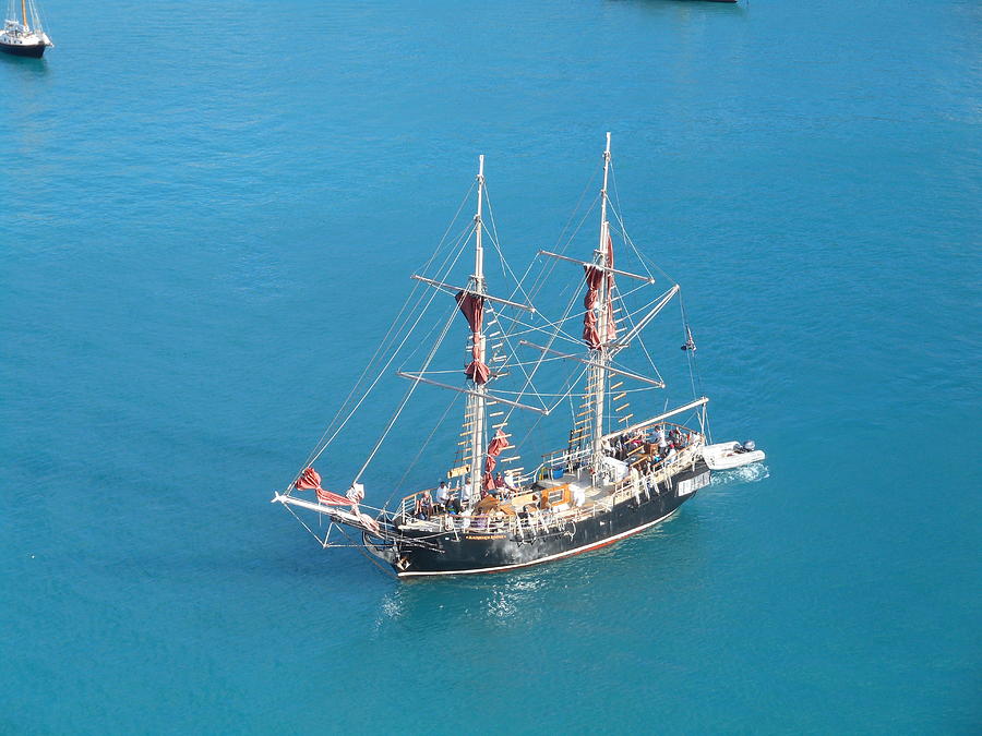 Sailing Yacht, St Thomas Photograph by Marlene Challis | Pixels